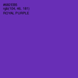 #682EB5 - Royal Purple Color Image