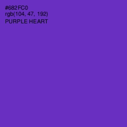 #682FC0 - Purple Heart Color Image