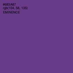 #683A87 - Eminence Color Image