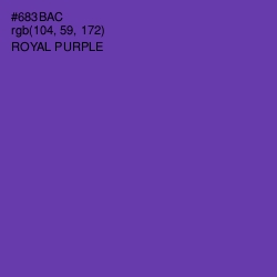 #683BAC - Royal Purple Color Image