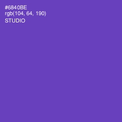 #6840BE - Studio Color Image