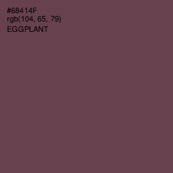 #68414F - Eggplant Color Image