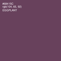 #68415C - Eggplant Color Image