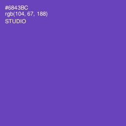 #6843BC - Studio Color Image