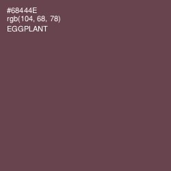 #68444E - Eggplant Color Image