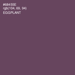 #68455E - Eggplant Color Image