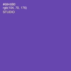 #6846B0 - Studio Color Image