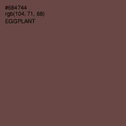 #684744 - Eggplant Color Image