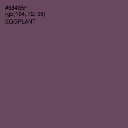 #68485F - Eggplant Color Image