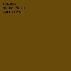 #684B0B - Cafe Royale Color Image