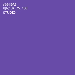 #684BA8 - Studio Color Image