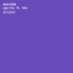 #684BB8 - Studio Color Image