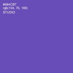 #684CB7 - Studio Color Image