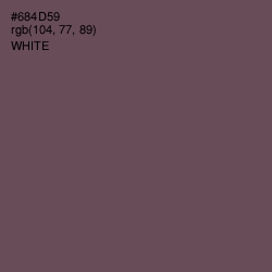 #684D59 - Eggplant Color Image