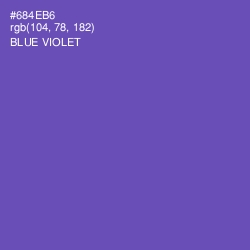#684EB6 - Blue Violet Color Image