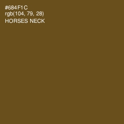 #684F1C - Horses Neck Color Image