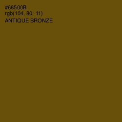 #68500B - Antique Bronze Color Image