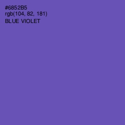 #6852B5 - Blue Violet Color Image