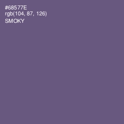 #68577E - Smoky Color Image