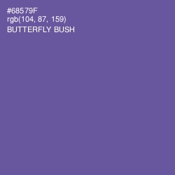 #68579F - Butterfly Bush Color Image