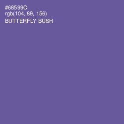 #68599C - Butterfly Bush Color Image