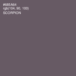 #685A64 - Scorpion Color Image
