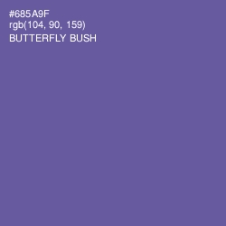 #685A9F - Butterfly Bush Color Image