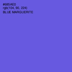 #685AE0 - Blue Marguerite Color Image