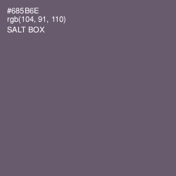 #685B6E - Salt Box Color Image