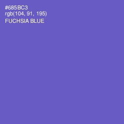 #685BC3 - Fuchsia Blue Color Image