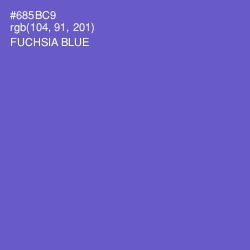 #685BC9 - Fuchsia Blue Color Image