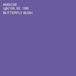 #685C9E - Butterfly Bush Color Image