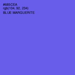 #685CEA - Blue Marguerite Color Image