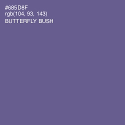 #685D8F - Butterfly Bush Color Image