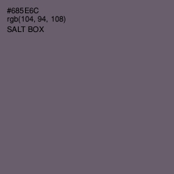 #685E6C - Salt Box Color Image