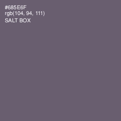 #685E6F - Salt Box Color Image