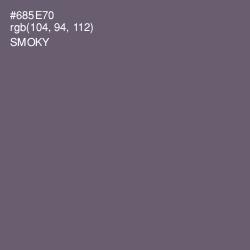 #685E70 - Smoky Color Image