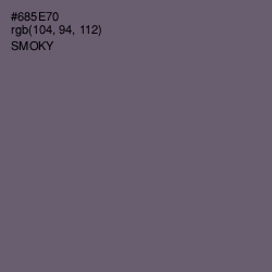 #685E70 - Smoky Color Image