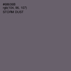 #68606B - Storm Dust Color Image