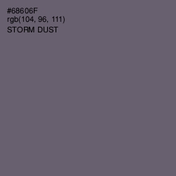 #68606F - Storm Dust Color Image