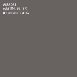 #686261 - Ironside Gray Color Image