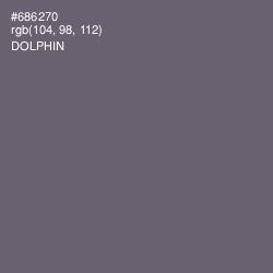 #686270 - Dolphin Color Image