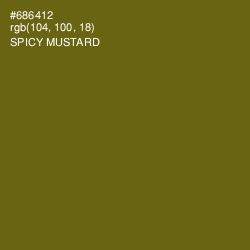 #686412 - Spicy Mustard Color Image