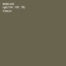 #68644E - Finch Color Image