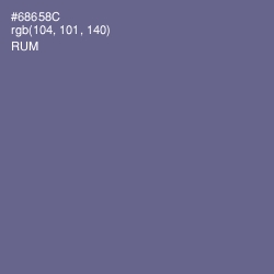 #68658C - Rum Color Image
