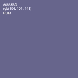 #68658D - Rum Color Image