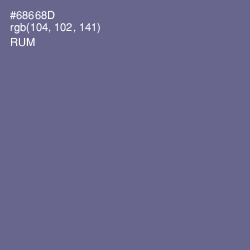 #68668D - Rum Color Image