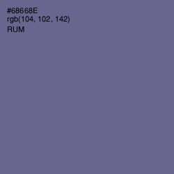 #68668E - Rum Color Image