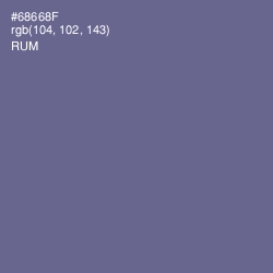 #68668F - Rum Color Image