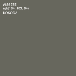 #68675E - Kokoda Color Image